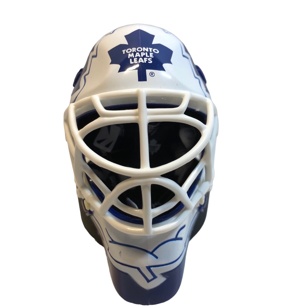 2009 McDonald's NHL Mini Goalie Mask -- Vesa Toskala Toronto Maple Leafs